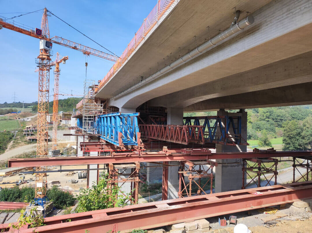 Mark Ingenieure Aktuelles Ersatzneubau der Talbrücke Bornbach A45