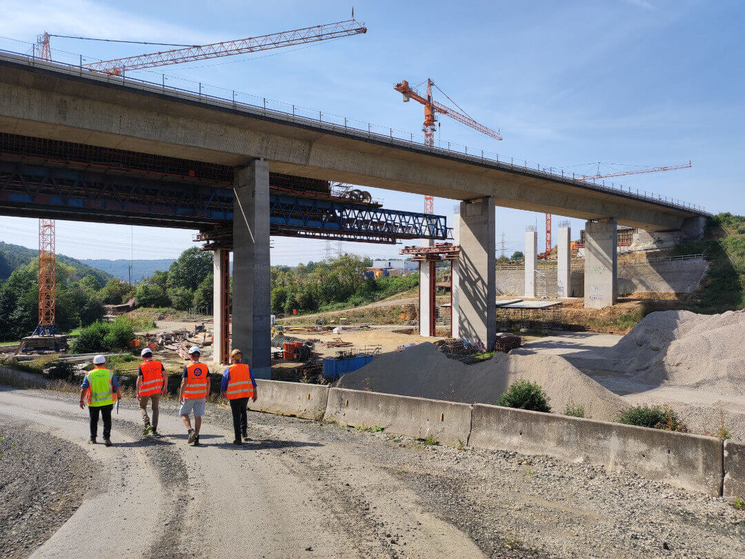 Mark Ingenieure Aktuelles Ersatzneubau der Talbrücke Bornbach Projektfortschritt